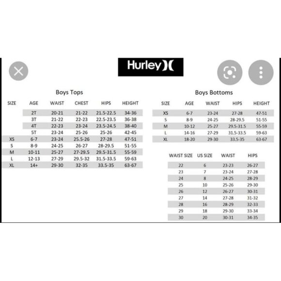 NWT Hurley Jogger & Tee Set Boys Youth Size XL - Picture 4 of 4